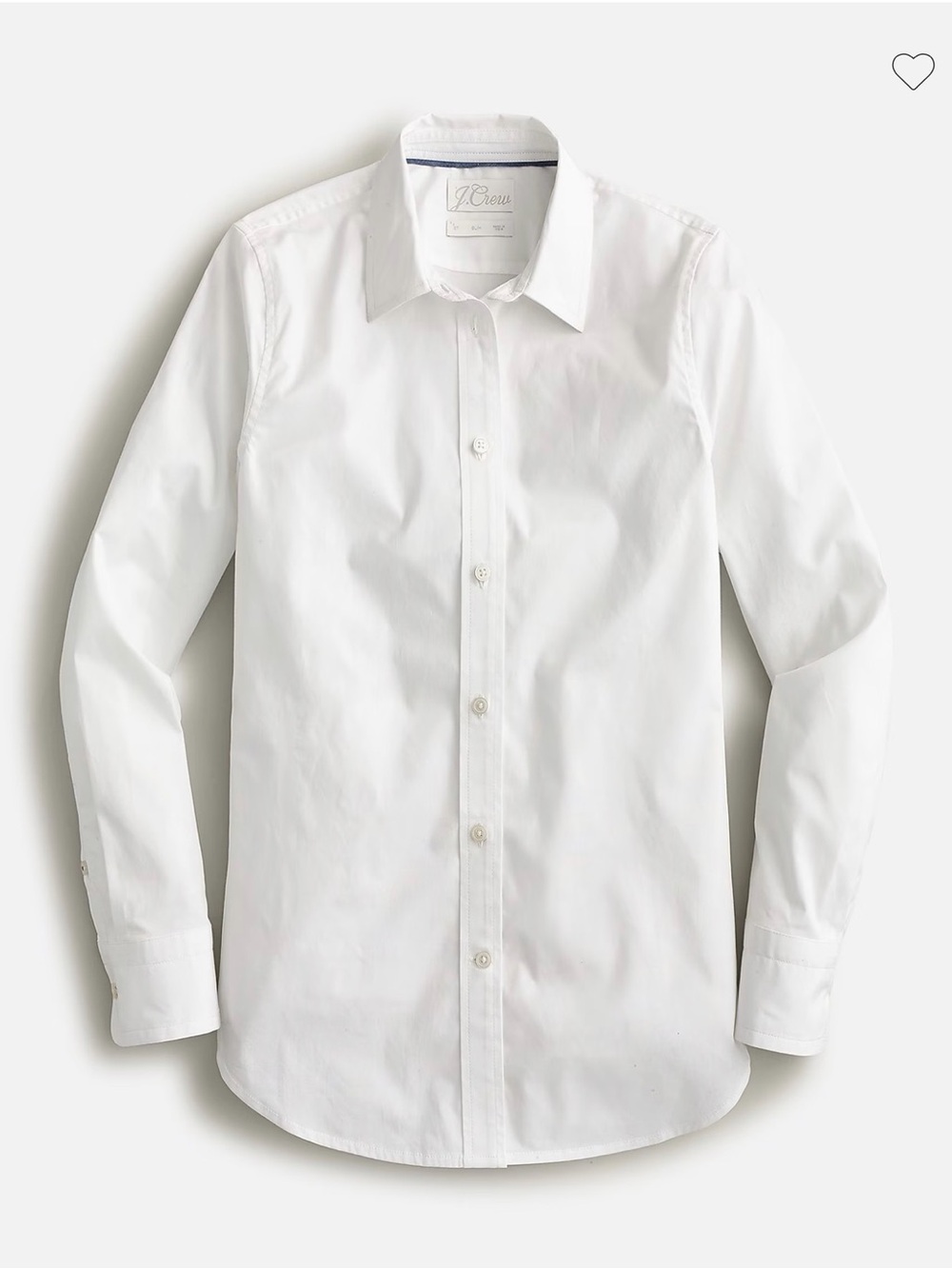 NWT J. Crew Slim Fit Stretch Cotton Poplin Shirt Size 18